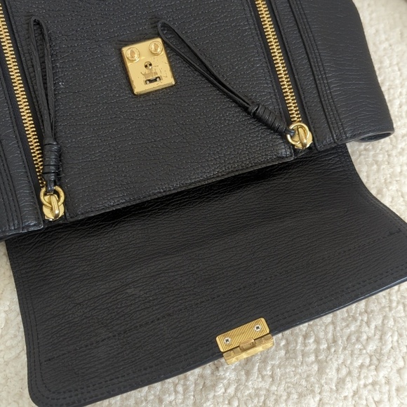 3.1 Phillip Lim Pashli Genuine Black Genuine Leather Backpack Bag main image 8